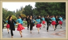 阳光舞蹈队为《南京小拉舞》大赛加油