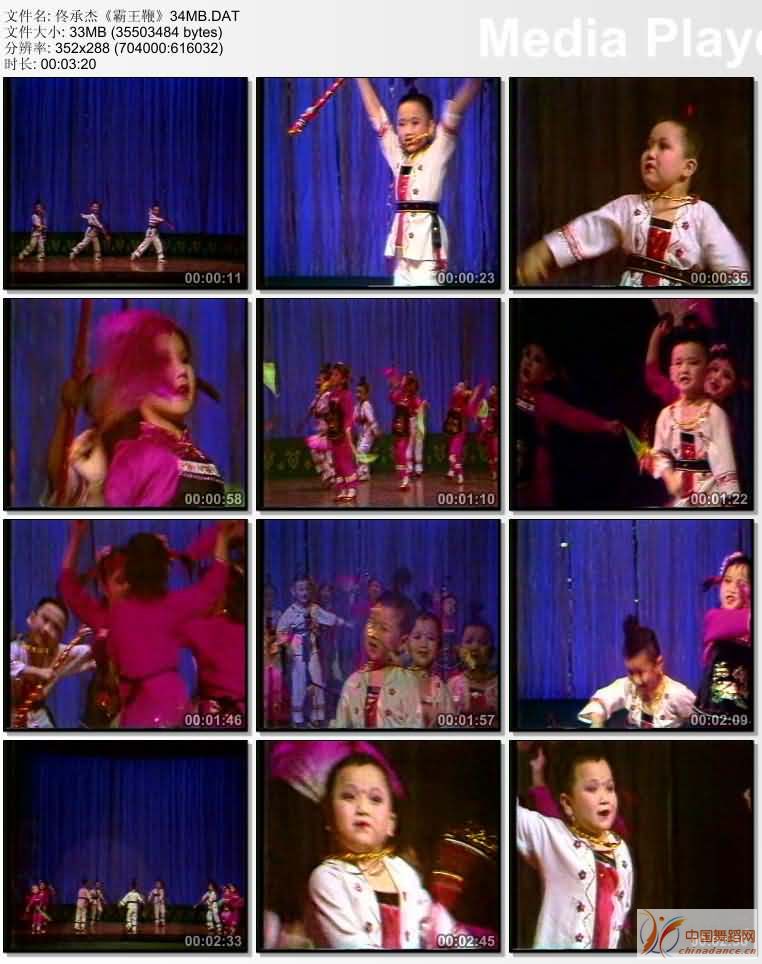 幼儿舞蹈《霸王鞭》剧照