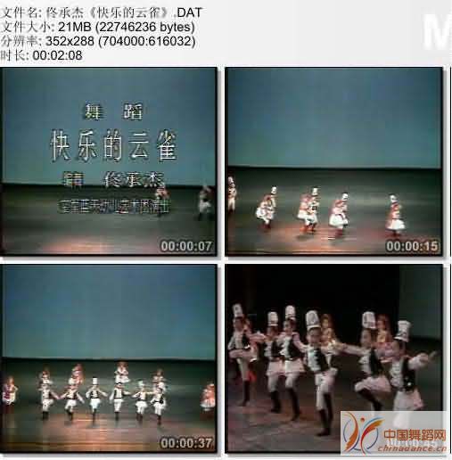 《快乐的云雀》舞蹈剧照