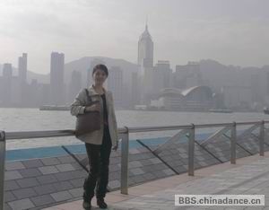 圣诞在香港星光大道照的