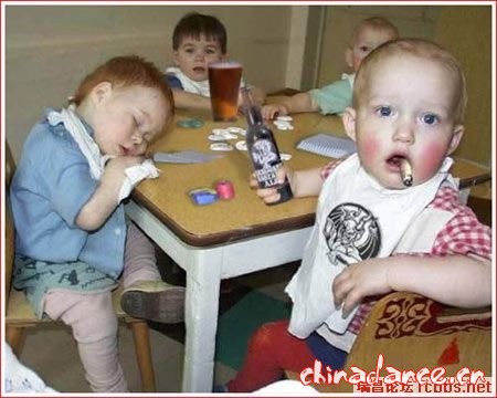 第一次学哥哥的样子