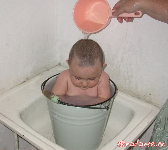 第一次洗澡