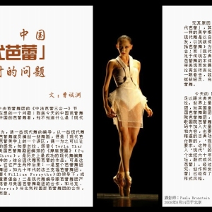 中国「现代芭蕾」所面对的问题