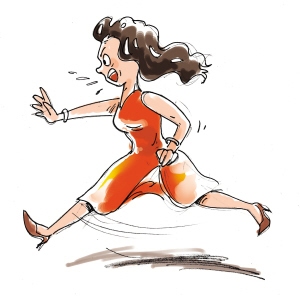 广场舞大姐百米追凶