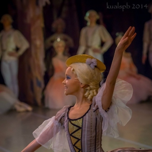 瓦岗诺娃芭蕾学校2014年芭蕾舞剧《胡桃夹子》台前幕后高清照