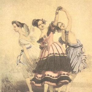 《三美神》三位女芭蕾舞者的风采