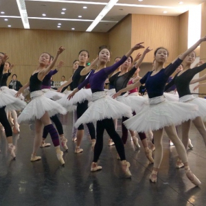 上海芭蕾舞团豪华版《天鹅湖》公开排练（组图）