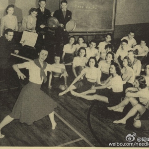 【舞蹈老照片】 美国著名舞蹈教育家玛莎希尔