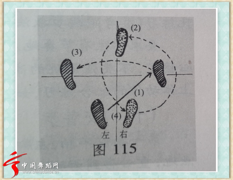 四步舞基本步法教学