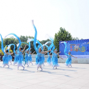 【夕阳风采】天津首届舞林大会第一场海选在长虹公园举行（组图）