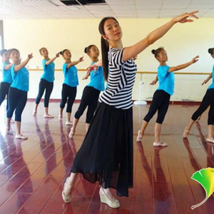 唐诗逸和北舞古典舞系学生为藏族孤儿义务上课（组图）