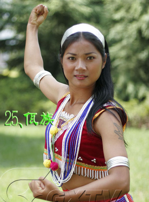 中国56个民族美女