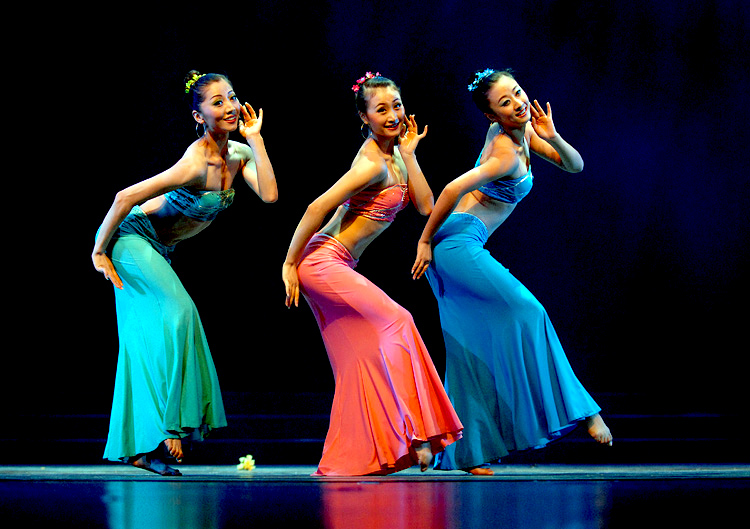 傣族舞姿势图片